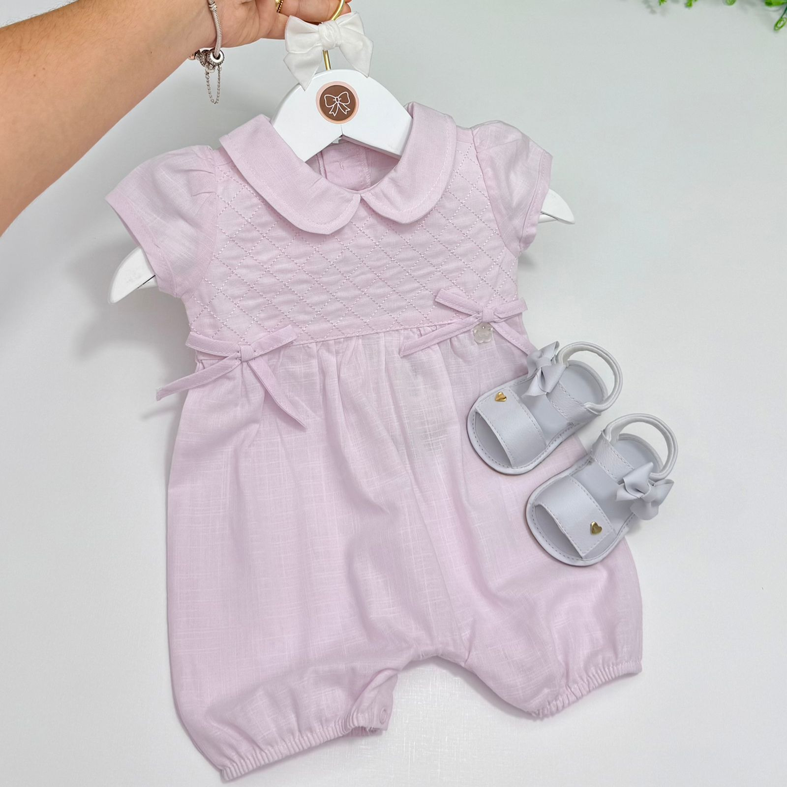 Macacão Curto Ayla Lavanda