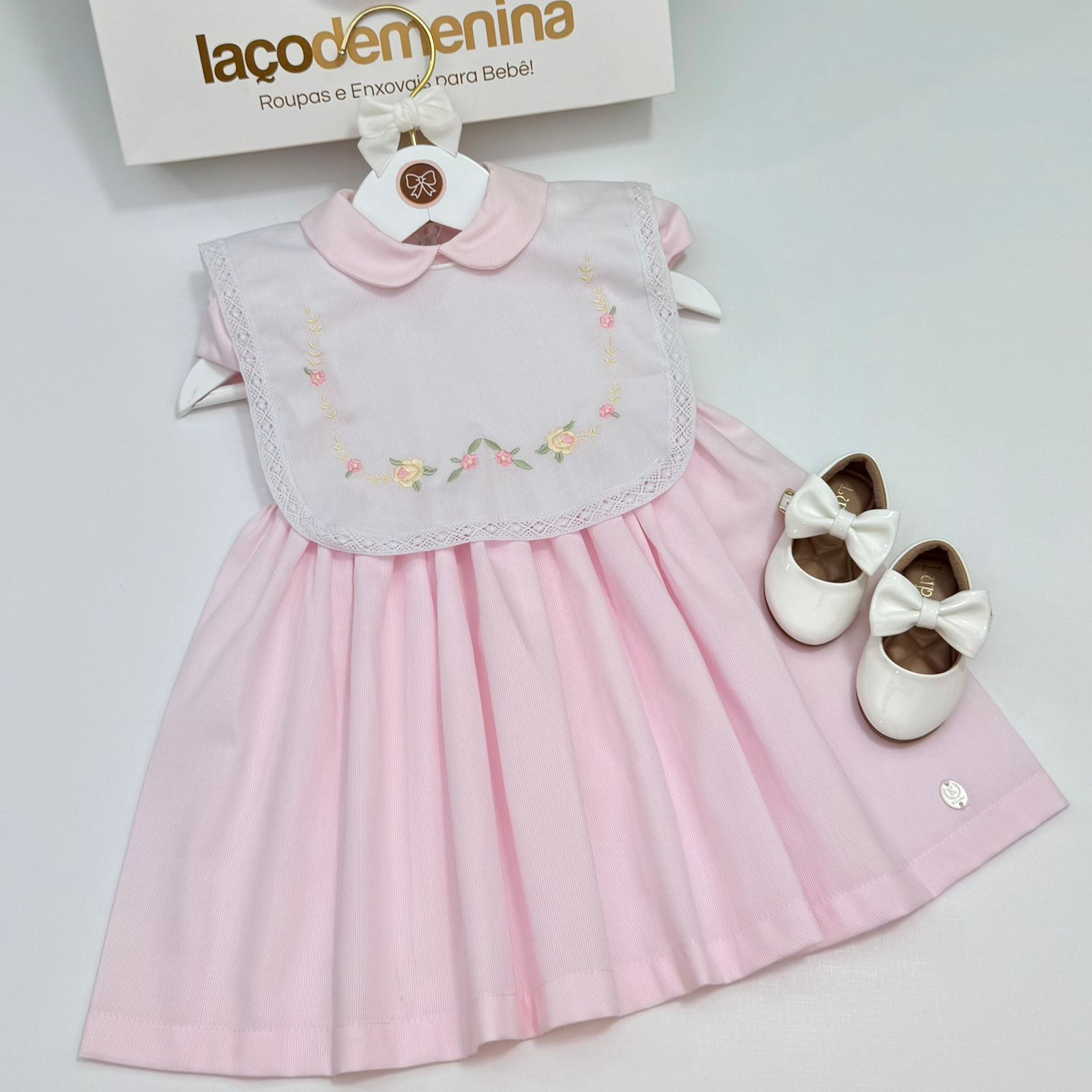 Vestido Naomi Rosa Claro