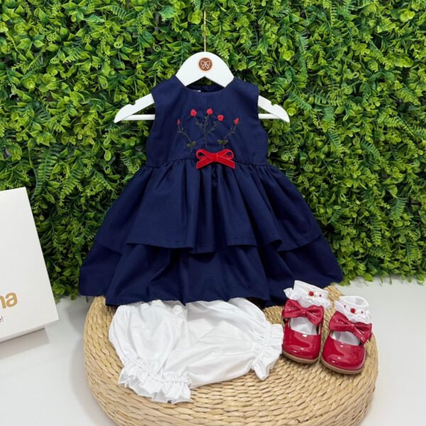 Vestido Júlia Azul Marinho — imagem 2