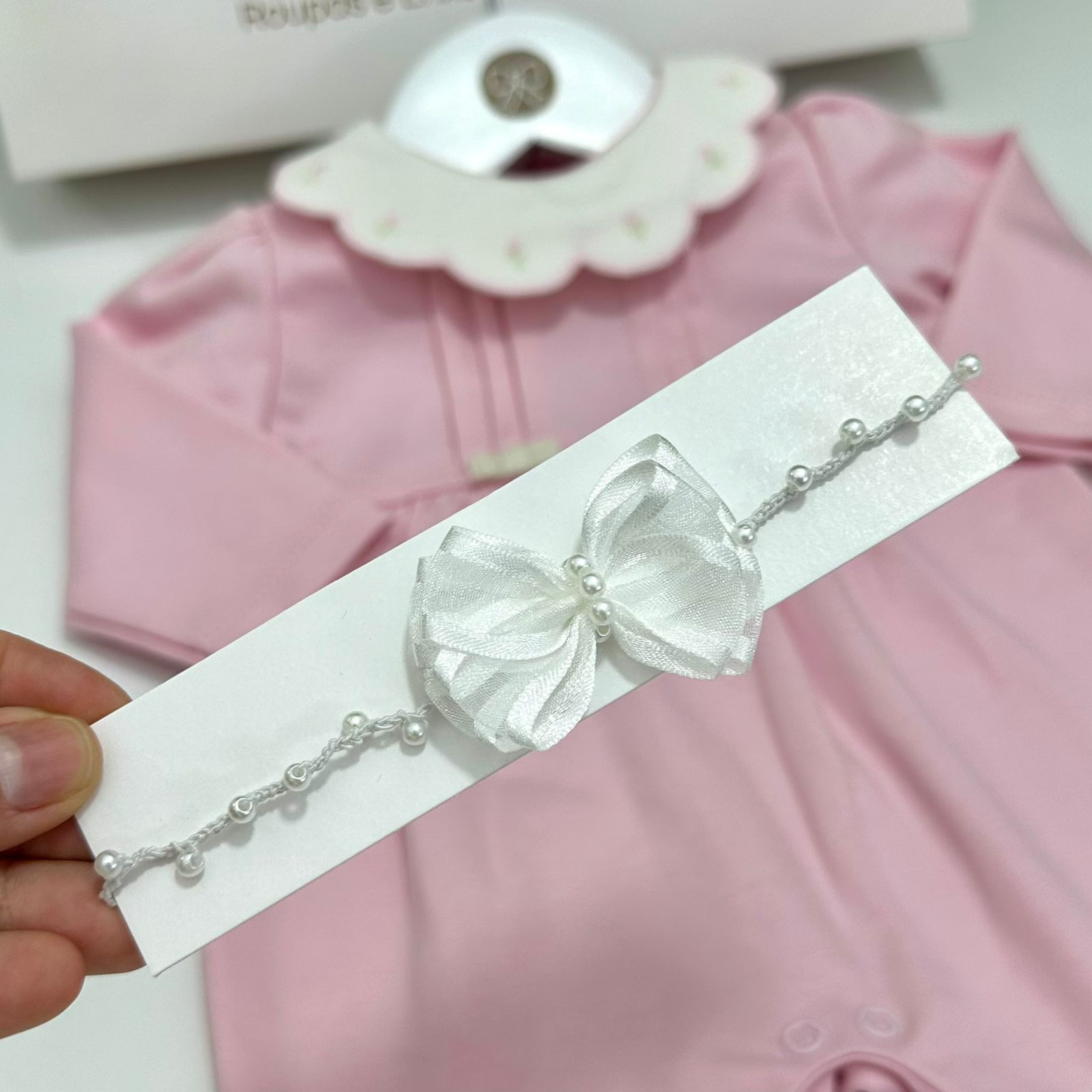 Macacão Laís Rosa Golinha Bordada - Imagem 3