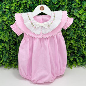 Pimpão Rosa Golinha Dupla Bordado Manual