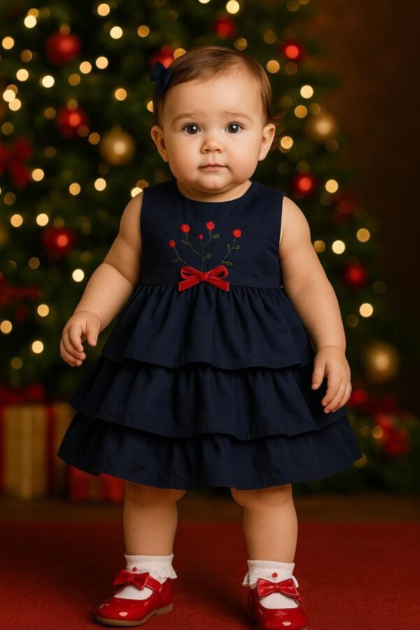 Vestido Júlia Azul Marinho — imagem 1