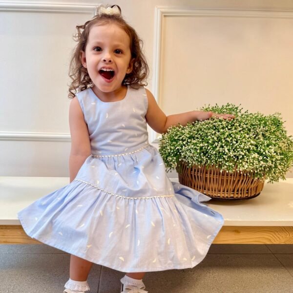 Vestido Ísis Azul Claro — imagem 4