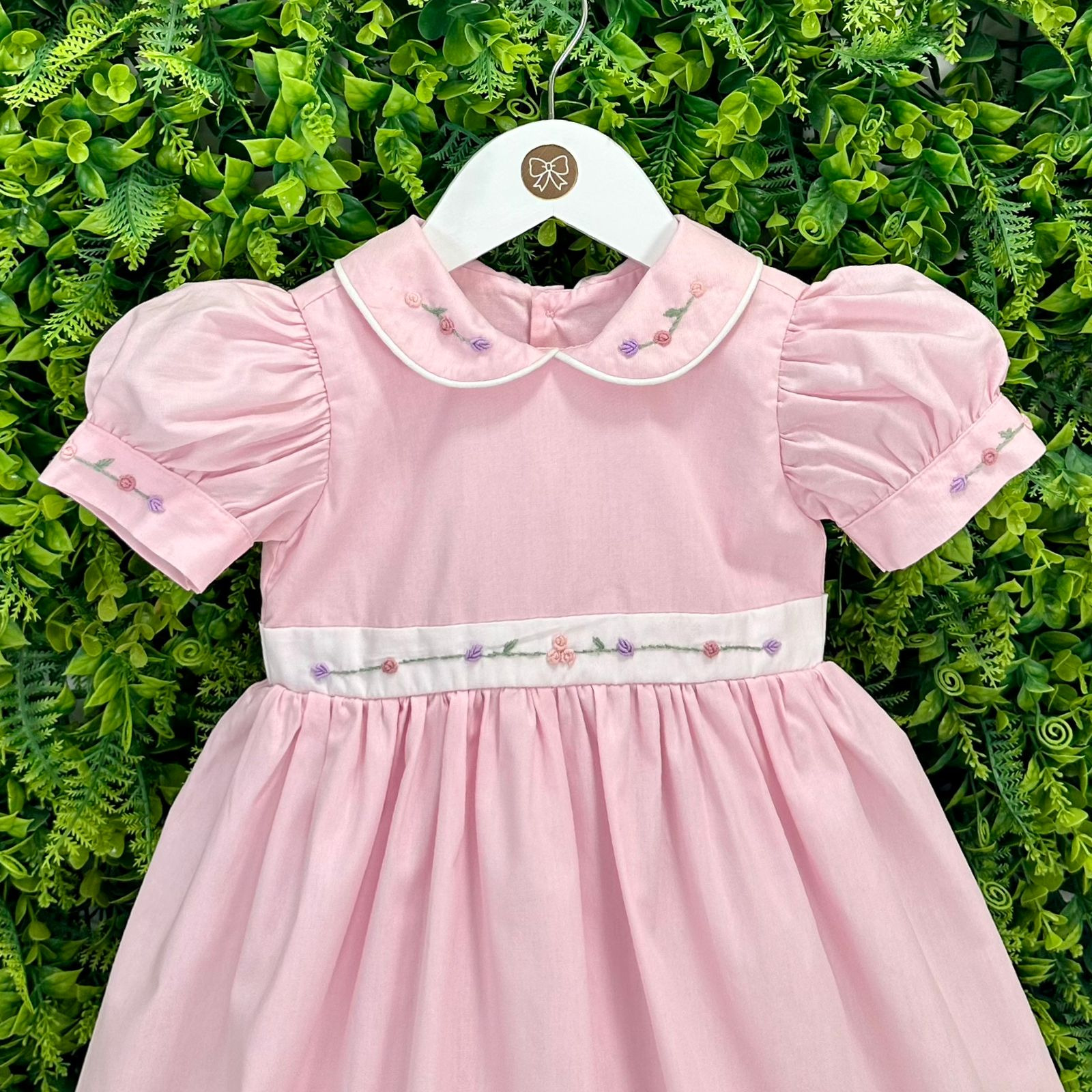 Vestido Festa Serena Rosa Claro - Imagem 2