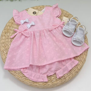 Conjunto Mavie em Cambraia Rosa