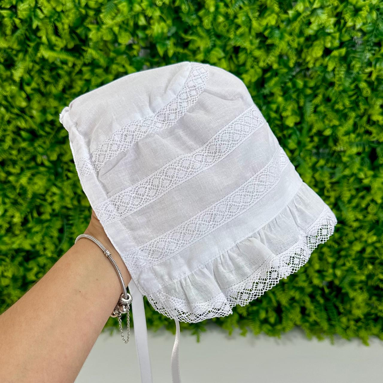 Touca Batismo Renda Paraibana