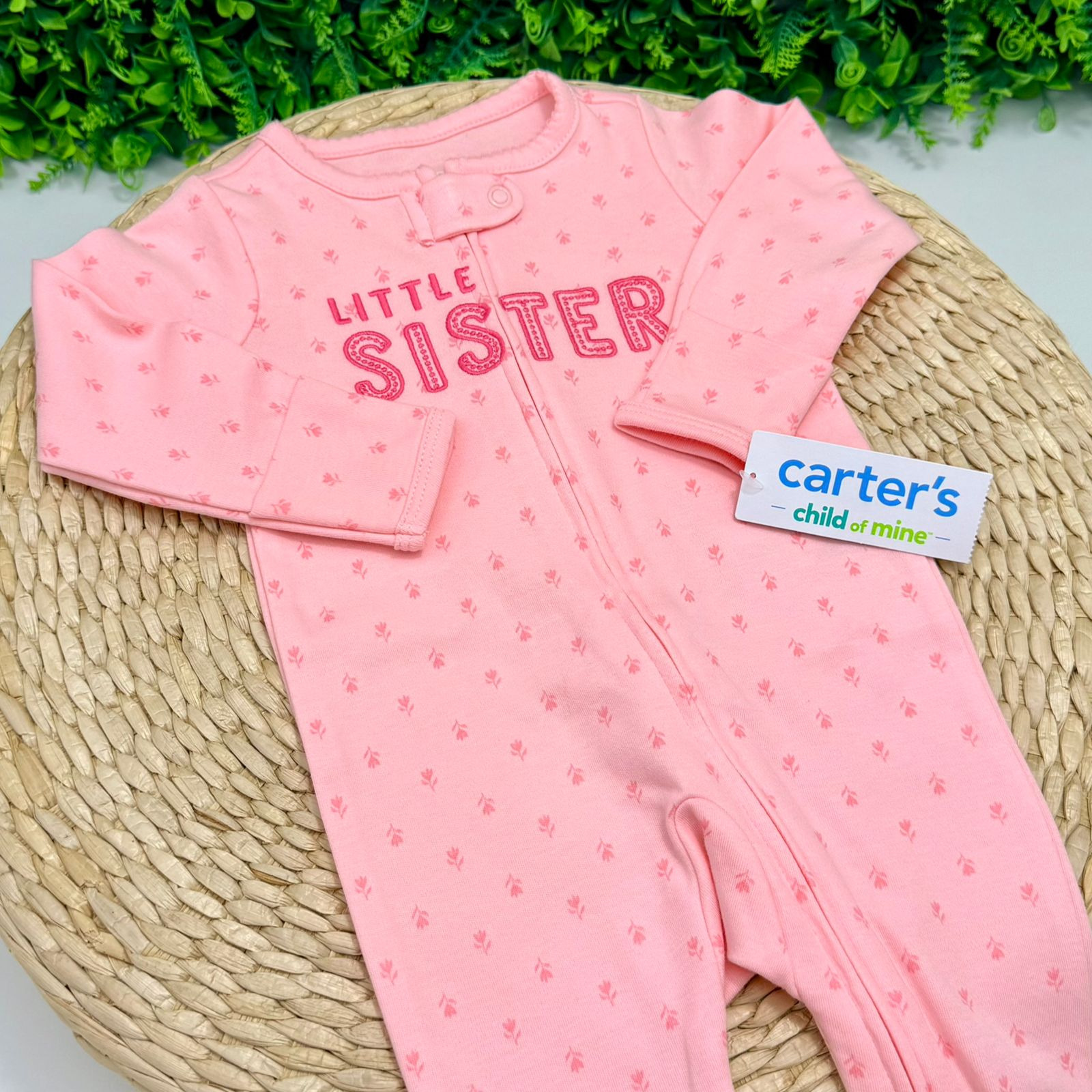 Pijama Carters® Floral Rosa - Imagem 2
