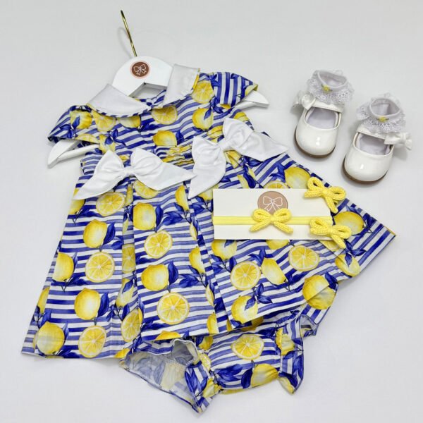 Vestido Listrado Limão Siciliano — imagem 2