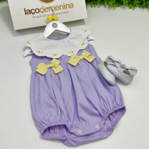 Pimpão Margarida Lavanda Golinha Bordada