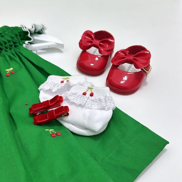 Vestido Casa de Abelha Cerejinha Verde — imagem 3
