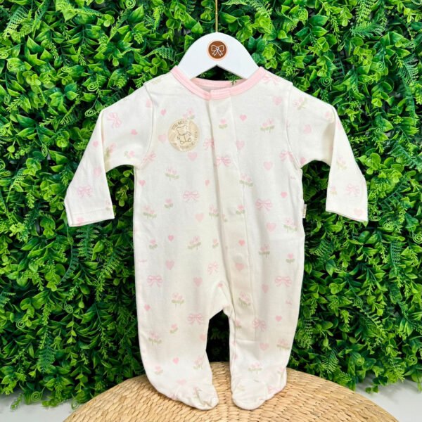 Pijama Corações Anjos Baby® Botões Magnéticos — imagem 1