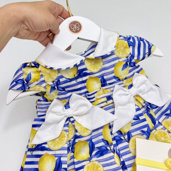 Vestido Listrado Limão Siciliano — imagem 3