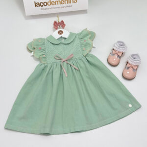 Vestido Kidstar® Amélia Verde