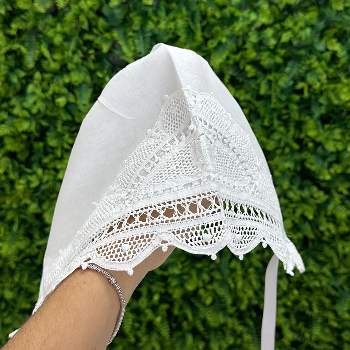 Touca Batizado Elisa - Imagem 2