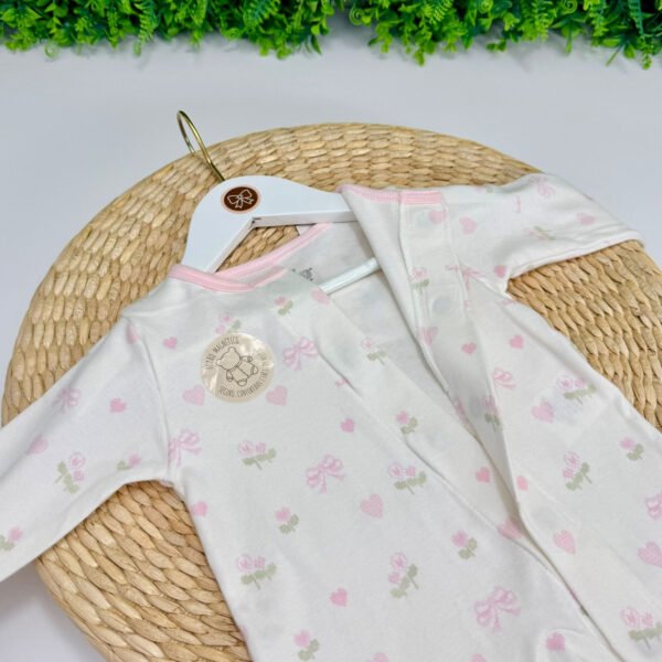 Pijama Corações Anjos Baby® Botões Magnéticos — imagem 2