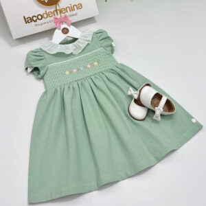 Vestido Kidstar® Olívia Verde