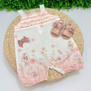 Macacão Curto Girafinha Anjos Baby®