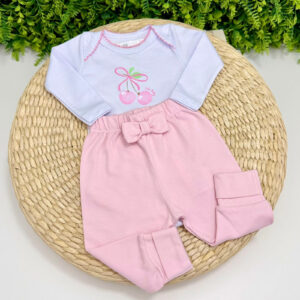 Conjunto Cerejinha Body e Calça