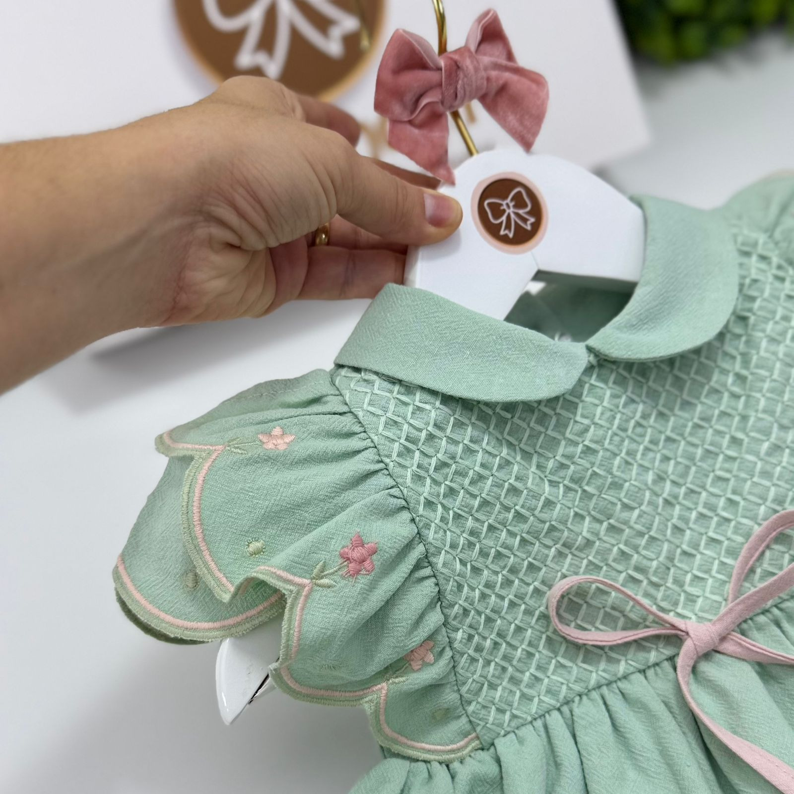 Vestido Kidstar® Amélia Verde - Imagem 3