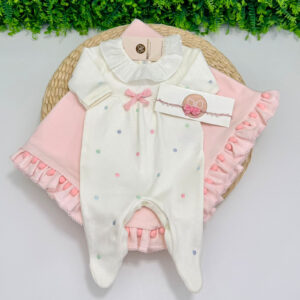 Saída Maternidade Jasmim Off-White