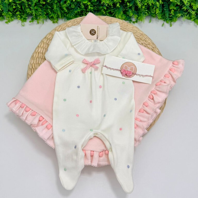 Saída Maternidade Jasmim Off-White