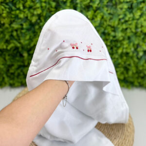 Toalha Capuz Bordado Feminino