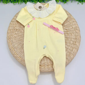 Saída Maternidade Jade Amarela Kidstar® sem Manta