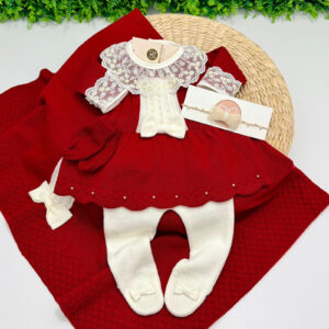 Saída Maternidade Nicole Vermelha