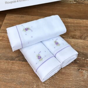 Kit Fralda de Ombro Lavanda