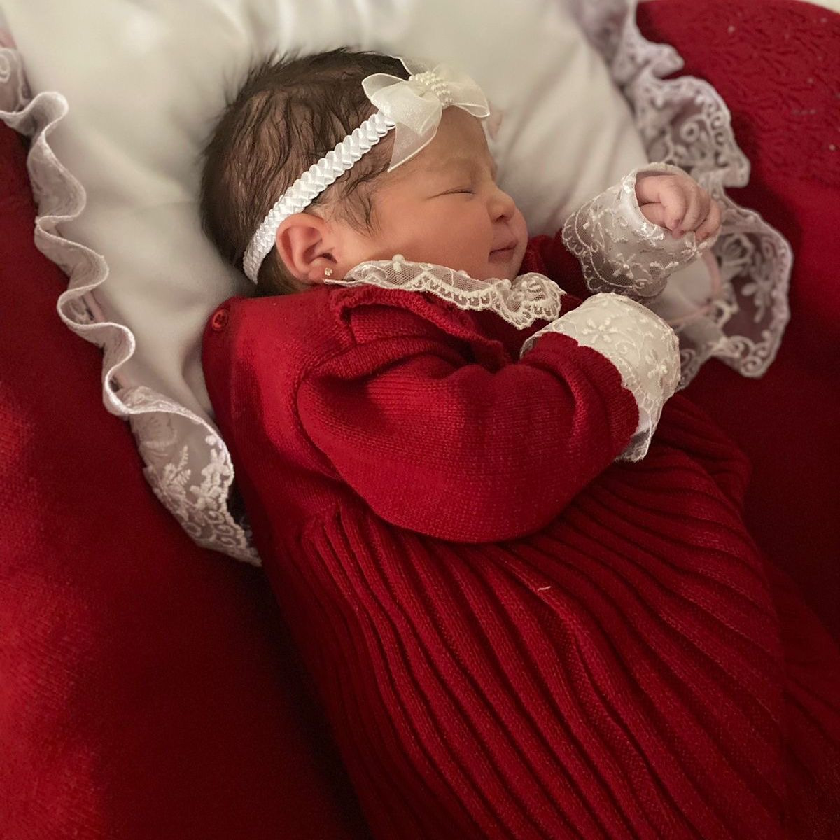 Saída Maternidade Clarinha Vermelha - Imagem 2