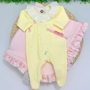 Saída Maternidade Jade Amarela Kidstar®