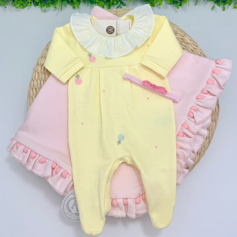 Saída Maternidade Jade Amarela Kidstar®