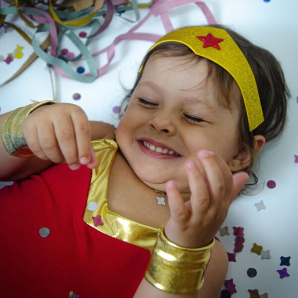 Fantasia Infantil Mulher Maravilha — imagem 3