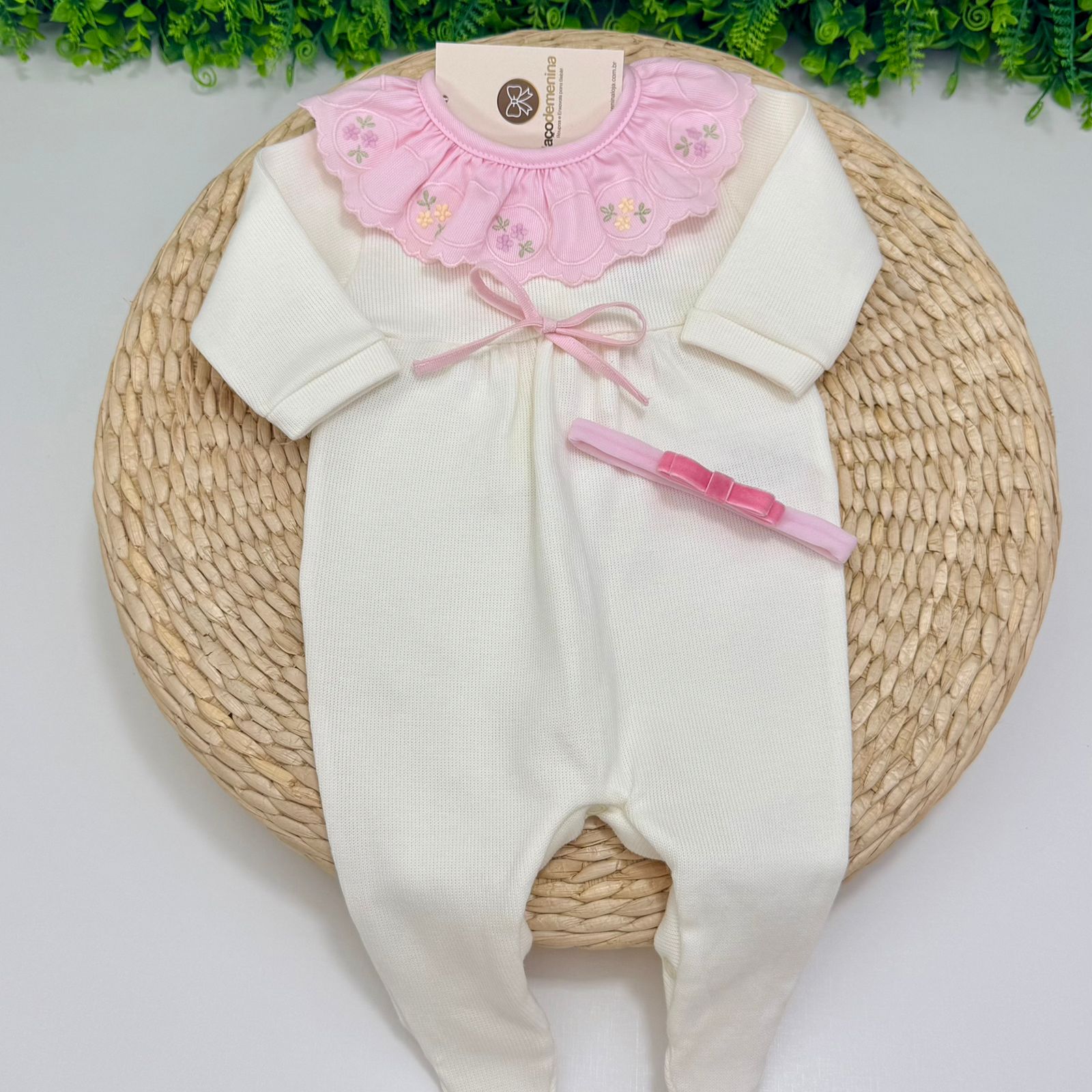 Saída Maternidade Melina Off-White Kidstar® sem Manta