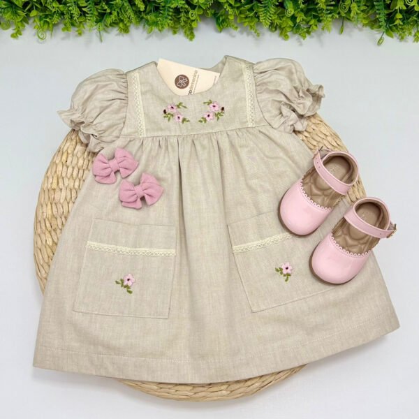 Vestido Melina Bege — imagem 1