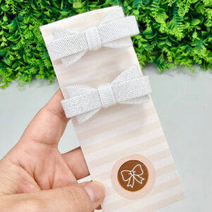 Laço no Bico de Pato Aurora Branco