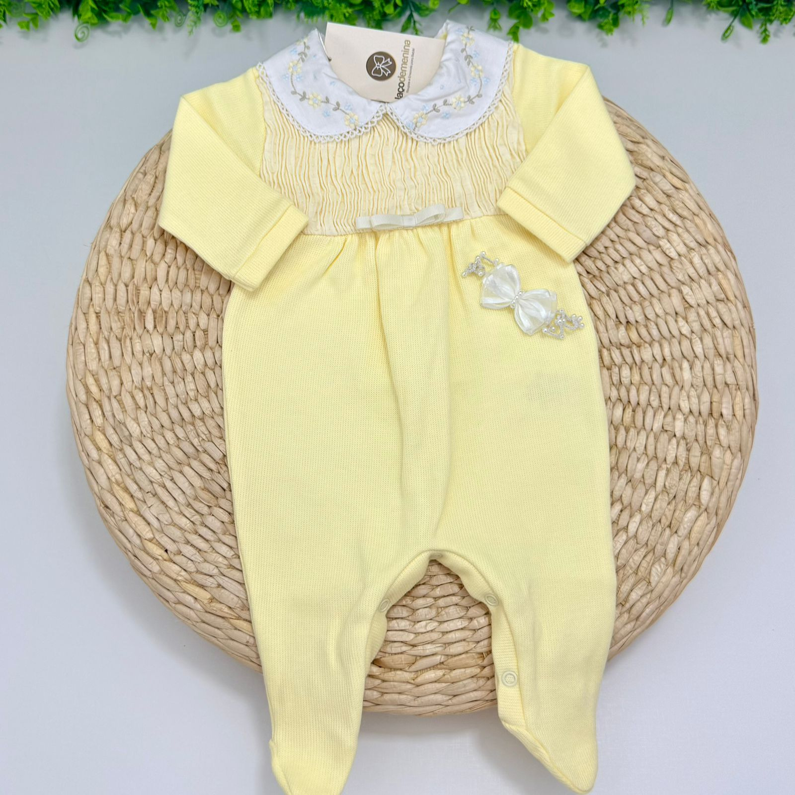 Saída Maternidade Bianca Amarela Kidstar® sem Manta