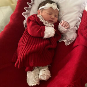 Saída Maternidade Clarinha Vermelha