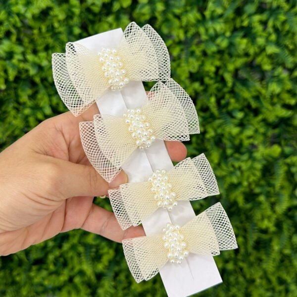 Laço Bico de Pato Crinol Off White — imagem 1