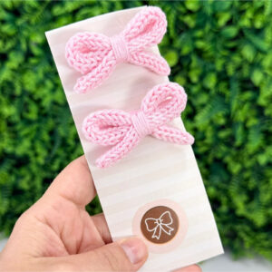 Laço La Belle no Bico de Pato Rosa Claro