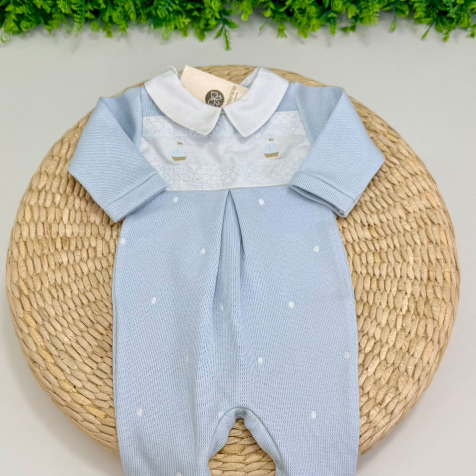 Saída Maternidade Gustavo Kidstar® Azul Claro sem Manta - Imagem 2