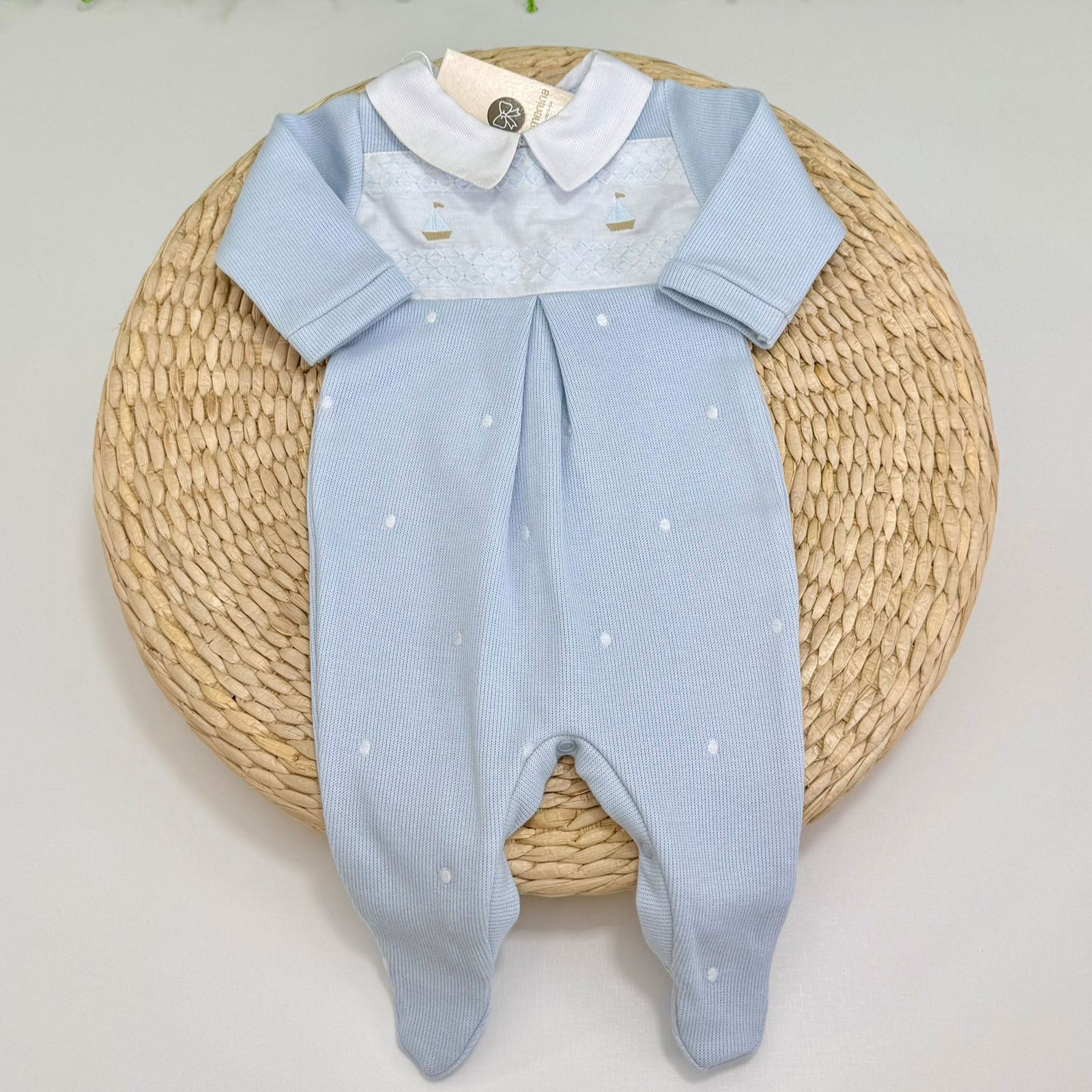 Saída Maternidade Gustavo Kidstar® Azul Claro sem Manta