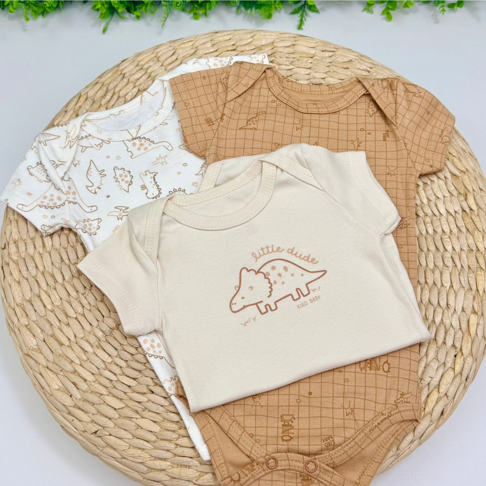 Kit Body Baby Dino Manga Curta