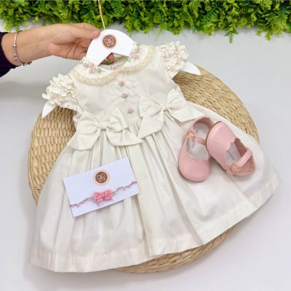 Vestido Franciele Off-White — imagem 1