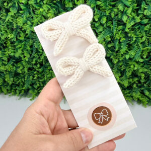 Laço La Belle no Bico de Pato Off-White