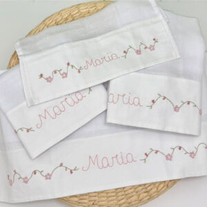 Kit Enxoval Bordado Manualmente - Encomenda