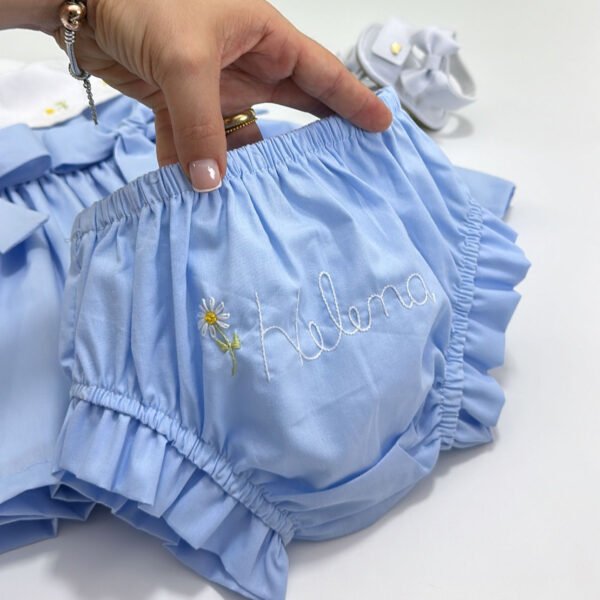 Vestido Margarida Golinha Bordada (Encomenda) — imagem 3