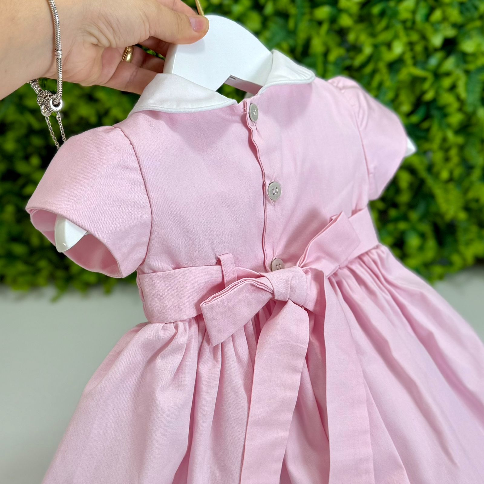 Vestido Festa Clássico Rosa Claro - Imagem 5