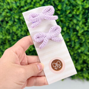 Laço La Belle no Bico de Pato Lavanda