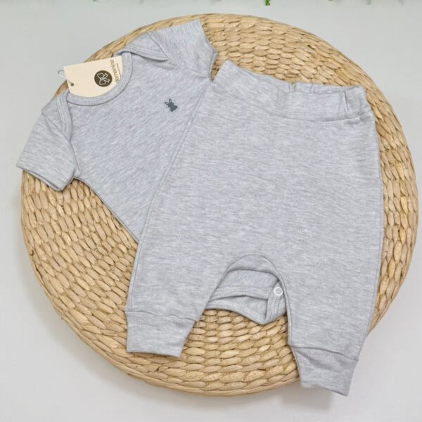 Pijama Kiko Baby® Cinza — imagem 1